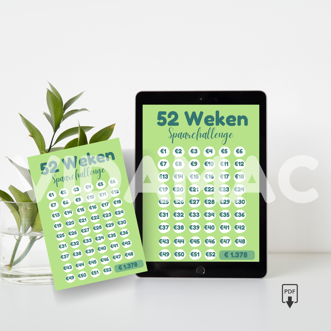 26/52 Weken Spaarchallenge Digitaal